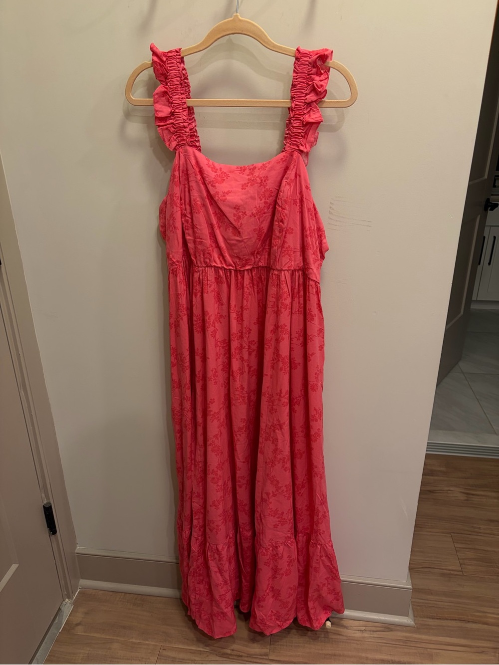 Torrid NWT long pink dress maxi